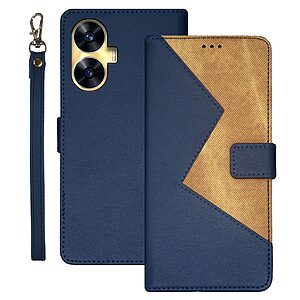 Θήκη Realme C55 IDEWEI PU Foldable Series v5 με βάση στήριξης