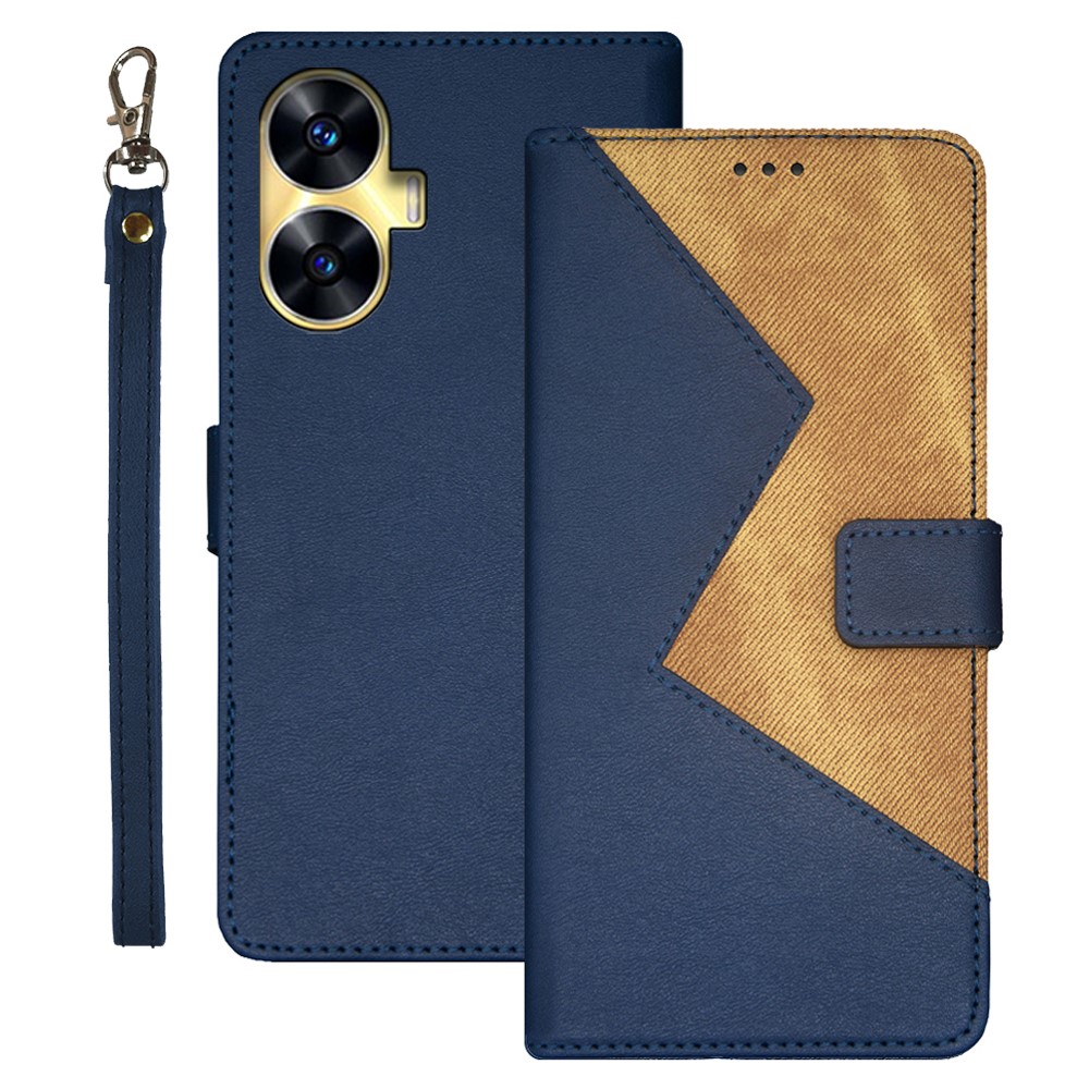 Θήκη Realme C55 IDEWEI PU Foldable Series v5 με βάση στήριξης