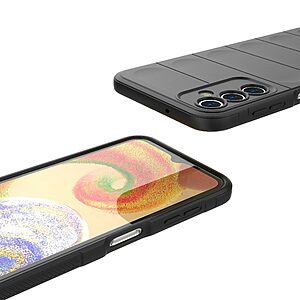 Θήκη Samsung Galaxy A14 4G / 5G Mad Mask Rugged Armor από σκληρό Premium TPU γκρι ανοιχτό - Image 5