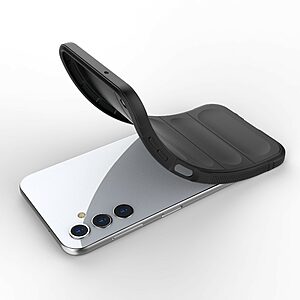 Θήκη Samsung Galaxy A14 4G / 5G Mad Mask Rugged Armor από σκληρό Premium TPU μαύρο - Image 4