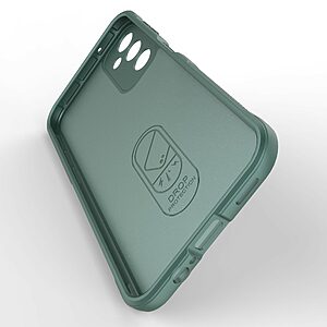 Θήκη Samsung Galaxy A14 4G / 5G Mad Mask Rugged Armor από σκληρό Premium TPU πράσινο - Image 5