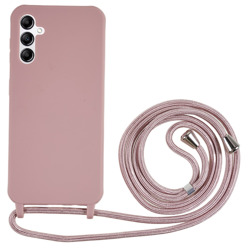 Θήκη Samsung Galaxy A14 4G / 5G OEM Soft Silicone Sockproof v3 πλάτη με κορδόνι από αντικραδασμικό TPU ροζ Θήκη Samsung Galaxy A14 4G / 5G OEM Soft Silicone Sockproof v3 πλάτη με κορδόνι από αντικραδασμικό TPU ροζ