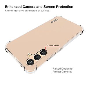 Θήκη Samsung Galaxy A34 5G ENKAY Enkay Silicone Sockproof Anti-Slip Transparent Πλάτη TPU - Image 3
