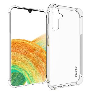 Θήκη Samsung Galaxy A34 5G ENKAY Enkay Silicone Sockproof Anti-Slip Transparent Πλάτη TPU