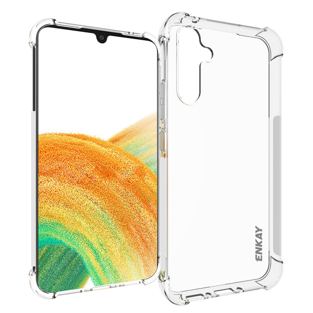 Θήκη Samsung Galaxy A34 5G ENKAY Enkay Silicone Sockproof Anti-Slip Transparent Πλάτη TPU Θήκη Samsung Galaxy A34 5G ENKAY Enkay Silicone Sockproof Anti-Slip Transparent Πλάτη TPU