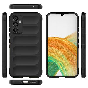 Θήκη Samsung Galaxy A34 5G Mad Mask Rugged Armor από σκληρό Premium TPU μαύρο - Image 5