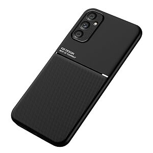 Θήκη Samsung Galaxy A34 5G Mad Mask Inner Edge πλάτη από συνθετικό δέρμα TPU μαύρο