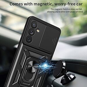 Θήκη Samsung Galaxy A34 5G Mad Mask Camshield Armor Guard Πλάτη με προστασία για την κάμερα, Kickstand και Βάση στήριξης από σκλήρό Premium TPU πράσινο - Image 3