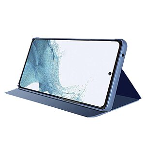 Θήκη Samsung Galaxy A54 5G Mad Mask Mirror Surface Series Flip Window δερματίνη μαύρο - Image 3