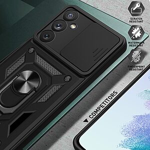 Θήκη Samsung Galaxy A54 5G Mad Mask Camshield Armor Guard Πλάτη με προστασία για την κάμερα, Kickstand και Βάση στήριξης από σκλήρό Premium TPU πράσινο - Image 5