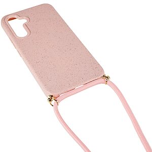 Θήκη Samsung Galaxy A54 5G OEM Soft Silicone Sockproof v2 πλάτη με κορδόνι από αντικραδασμικό TPU ροζ - Image 3