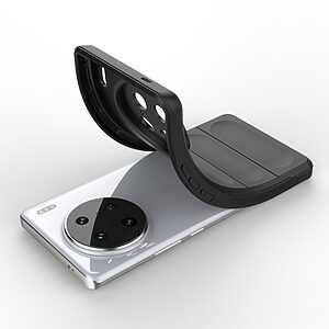 Θήκη Vivo X90 Pro 5G Mad Mask Rugged Armor από σκληρό Premium TPU γκρι ανοιχτό - Image 3