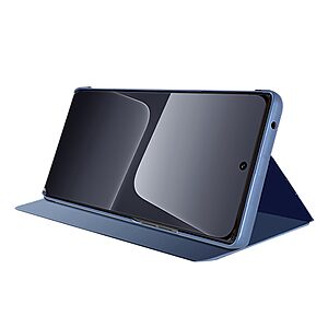 Θήκη Xiaomi 13 5G Mad Mask Mirror Surface Series Flip Window δερματίνη γαλάζιο - Image 3
