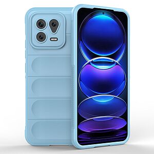 Θήκη Xiaomi 13 5G Mad Mask Rugged Armor από σκληρό Premium TPU γαλάζιο