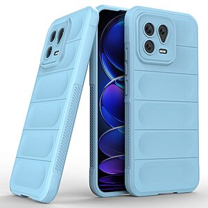 Θήκη Xiaomi 13 5G Mad Mask Rugged Armor από σκληρό Premium TPU γαλάζιο - Image 5