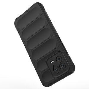 Θήκη Xiaomi 13 5G Mad Mask Rugged Armor από σκληρό Premium TPU γκρι ανοιχτό - Image 4