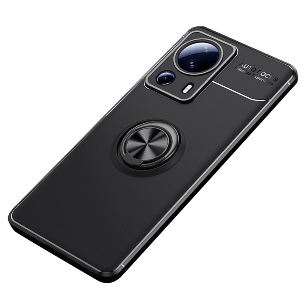 Θήκη Xiaomi 13 Lite 5G OEM Magnetic Ring Kickstand / Μαγνητικό δαχτυλίδι / Βάση στήριξης TPU μαύρο