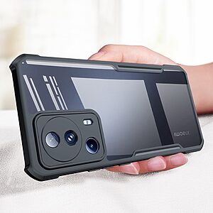 Θήκη Xiaomi 13 Lite 5G XUNDD Hybrid Sockproof Transparent πλάτη από αντικραδασμικό TPU μαύρο - Image 3