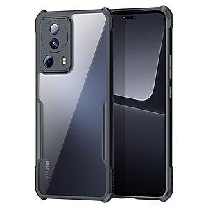 Θήκη Xiaomi 13 Lite 5G XUNDD Hybrid Sockproof Transparent πλάτη από αντικραδασμικό TPU μαύρο