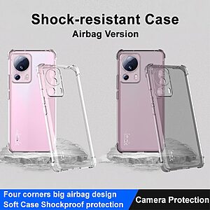 Θήκη Xiaomi 13 Lite 5G IMAK Airbag Series με ενισχυμένες γωνίες από Premium ανθεκτικό TPU μαύρο - Image 5