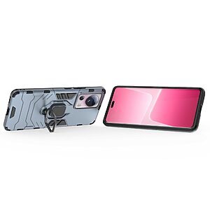 Θήκη Xiaomi 13 Lite 5G Mad Mask Πλάτη Thin Armor με Μαγνητικό δαχτυλίδι και Βάση στήριξης TPU μπλε - Image 3