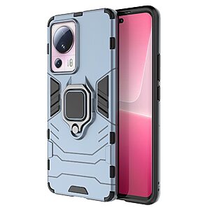 Θήκη Xiaomi 13 Lite 5G Mad Mask Πλάτη Thin Armor με Μαγνητικό δαχτυλίδι και Βάση στήριξης TPU μπλε