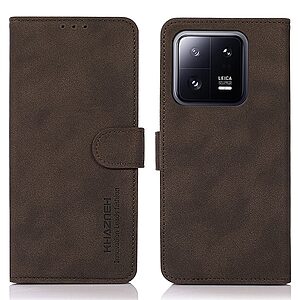 Θήκη Xiaomi 13 Pro 5G KHAZNEH Litchi Retro Texture Leather με βάση στήριξης