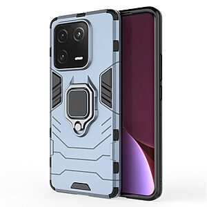 Θήκη Xiaomi 13 Pro 5G Mad Mask Πλάτη Thin Armor με Μαγνητικό δαχτυλίδι και Βάση στήριξης TPU μπλε
