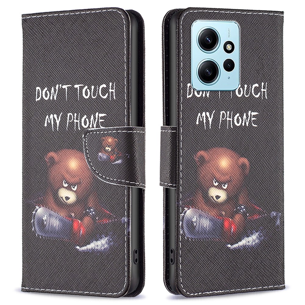 Θήκη Xiaomi Redmi Note 12 4G OEM Angry bear with chainsaw με βάση στήριξης
