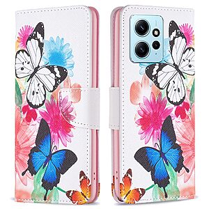 Θήκη Xiaomi Redmi Note 12 4G OEM Vivid Butterflies με βάση στήριξης