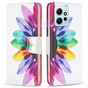 Θήκη Xiaomi Redmi Note 12 4G OEM Colorful Petals με βάση στήριξης