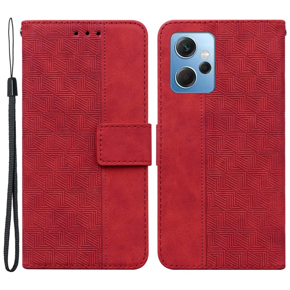 Θήκη Xiaomi Redmi Note 12 4G Mad Mask Leather Wallet Case Geometry Style με βάση στήριξης