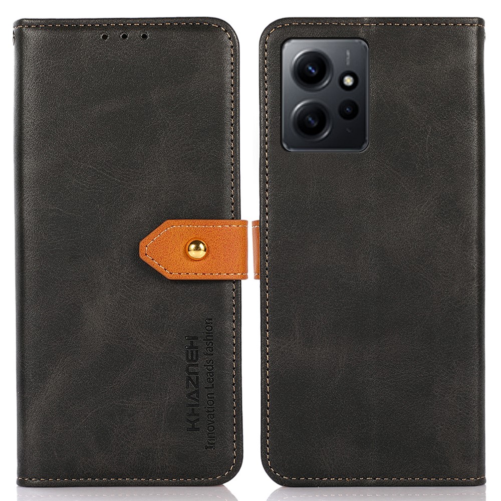 Θήκη Xiaomi Redmi Note 12 4G KHAZNEH Leather Wallet Golden Clasp με βάση στήριξης