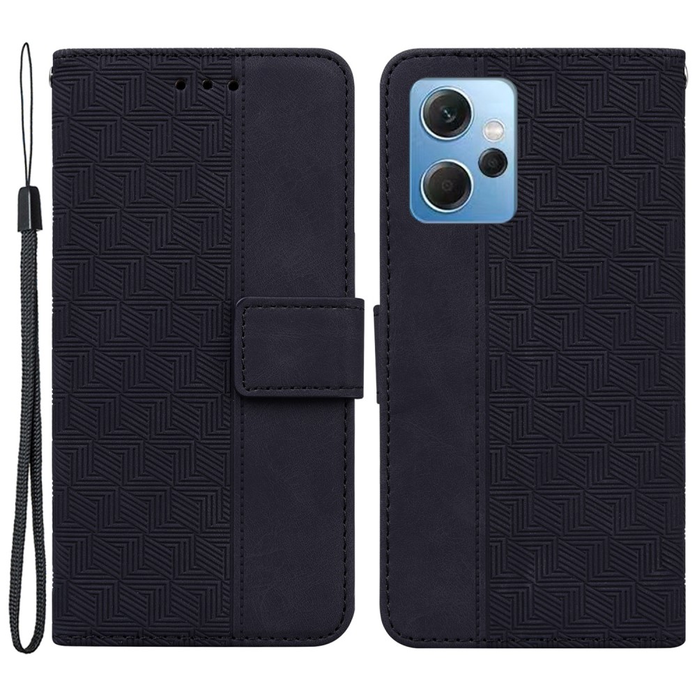 Θήκη Xiaomi Redmi Note 12 4G Mad Mask Leather Wallet Case Geometry Style με βάση στήριξης