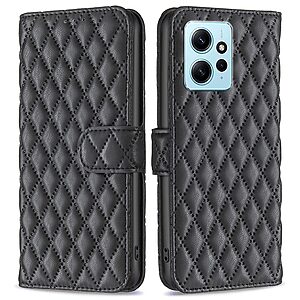 Θήκη Xiaomi Redmi Note 12 4G BINFEN Color Rhombus Pattern Series με βάση στήριξης