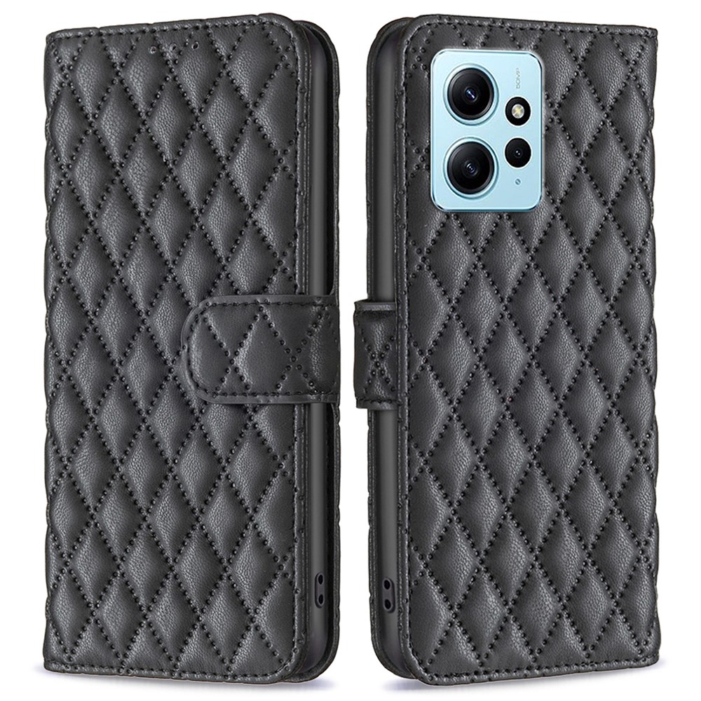 Θήκη Xiaomi Redmi Note 12 4G BINFEN Color Rhombus Pattern Series με βάση στήριξης