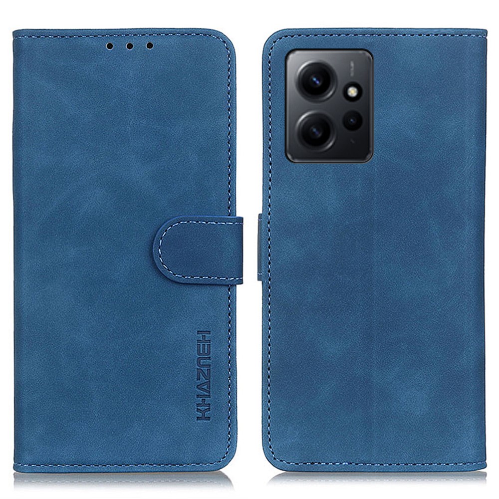 Θήκη Xiaomi Redmi Note 12 4G KHAZNEH Litchi Retro Texture Leather με βάση στήριξης