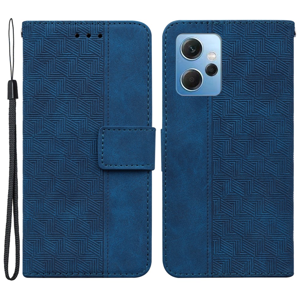 Θήκη Xiaomi Redmi Note 12 4G Mad Mask Leather Wallet Case Geometry Style με βάση στήριξης