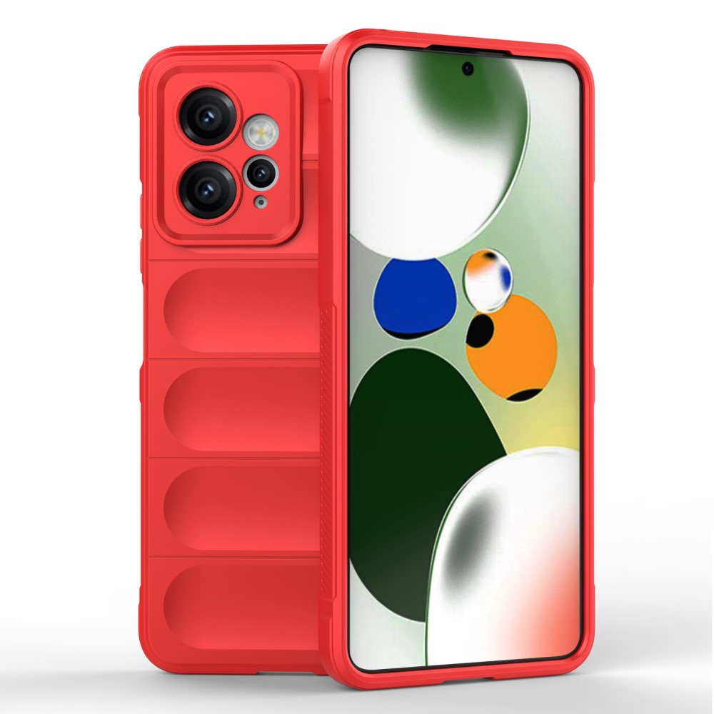 Θήκη Xiaomi Redmi Note 12 4G Mad Mask Rugged Armor από σκληρό Premium TPU κόκκινο Θήκη Xiaomi Redmi Note 12 4G Mad Mask Rugged Armor από σκληρό Premium TPU κόκκινο