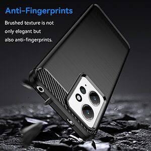 Θήκη Xiaomi Redmi Note 12 4G Mad Mask Brushed TPU Carbon Πλάτη μαύρο - Image 3