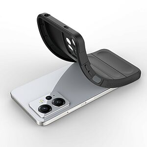 Θήκη Xiaomi Redmi Note 12 4G Mad Mask Rugged Armor από σκληρό Premium TPU μαύρο - Image 5