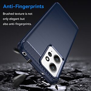 Θήκη Xiaomi Redmi Note 12 4G Mad Mask Brushed TPU Carbon Πλάτη μπλε - Image 3