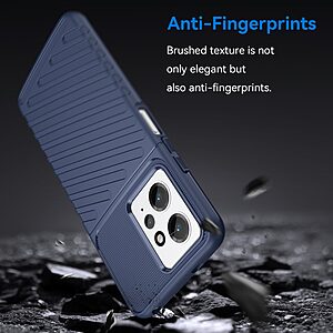 Θήκη Xiaomi Redmi Note 12 4G Mad Mask Thunder Series Πλάτη από ενισχυμένο TPU μπλε - Image 3