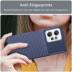 Θήκη Xiaomi Redmi Note 12 4G Mad Mask Thunder Series Πλάτη από ενισχυμένο TPU μπλε - Image 5