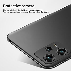 Θήκη Xiaomi Redmi Note 12 Pro+ MOFI Shield JK Slim Series Πλάτη από σκληρό πλαστικό κόκκινο - Image 4