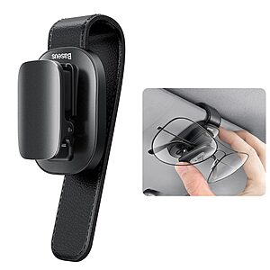 Βάση για σκίαστρο αυτοκινήτου BASEUS με ειδικό κλιπ για στήριξη Γυαλιών - Μαύρο