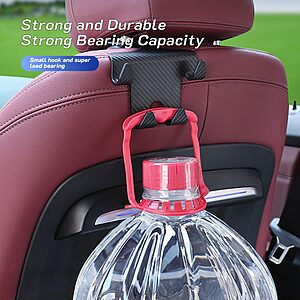 Πολυλειτουργική Βάση Κινητού Πίσω Καθίσματος Αυτοκινήτου με Ενσωματωμένη Κρεμάστρα με σχέδιο Ανθρακόνημα - Image 5