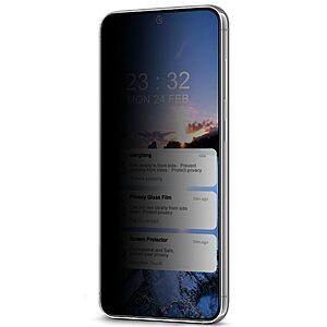Αντιχαρακτικό γυαλί IMAK Anti Spy για Samsung Galaxy S22 5G / S23 πλήρους κάλυψης Full Coverage Tempered Glass 9H - Image 4