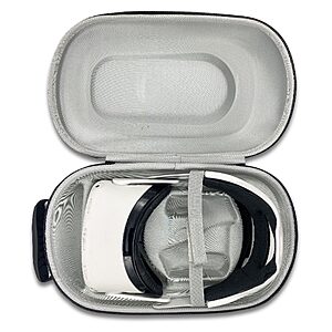 Θήκη Μεταφοράς για Oculus Quest 2 VR - Σκληρή Θήκη Αποθήκευσης, Υφή Ανθρακονήματος - Image 4