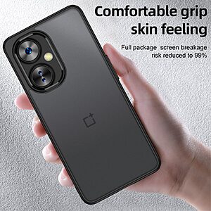 Θήκη OnePlus Nord CE 3 Lite 5G OEM Armor Series V2 Πλάτη Anti-fingerprint με Matte επιφάνεια TPU ημιδιάφανη - Image 3
